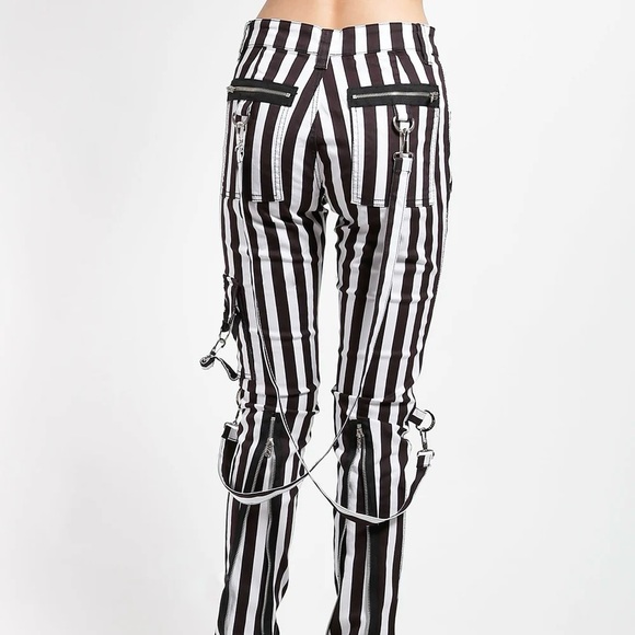 TRIPP NYC SLIM LEG BONDAGE PANT MEDIUM STRIPE - Picture 2 of 12
